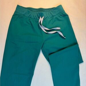 Figs Green Drawstring Pants, T21003